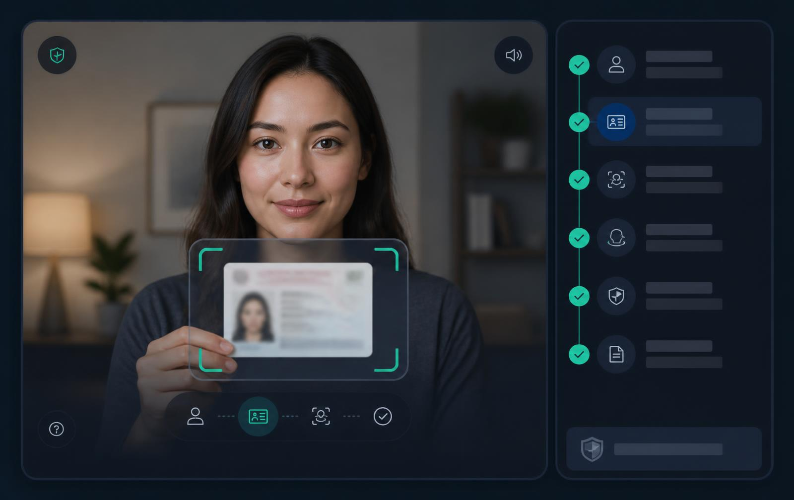 Prévia da interface do Vulkan Call